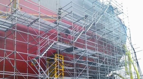 建筑腳手架燈籠架與石材加工的關(guān)系解析